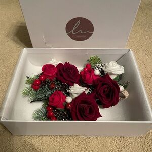 ❤️🤍Set of 3 Bridal corsages by Ling’s Moment🤍❤️